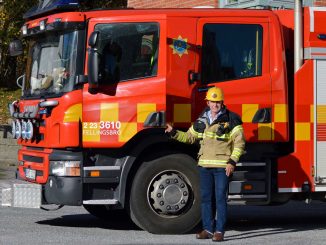 En bild på brandmannen Ingemar Lidner